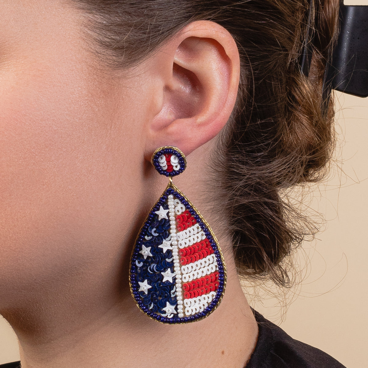 1541 - Stars and Stripes Earrings