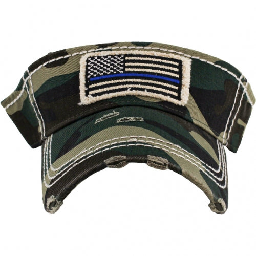 152 - American Flag Visor - Camouflage