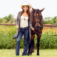 Load image into Gallery viewer, 10288 - Leopard Cardigan with Pockets - Leopard
