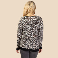 Load image into Gallery viewer, 10433 - Leopard Print Long Sleeve Top - Leopard
