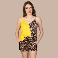 Load image into Gallery viewer, 10560 - Leopard Color Block Tank Top
