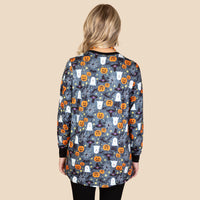 Load image into Gallery viewer, 10625 - Halloween Long Sleeve Top with Sequin Pocket
