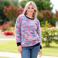 Load image into Gallery viewer, 10656 - Knit Long Sleeve Sweater - Multi
