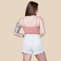 Load image into Gallery viewer, 10760 - White Denim Shorts
