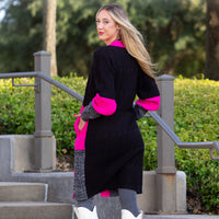 Load image into Gallery viewer, 10920 - Color Block Cardigan with Pockets

