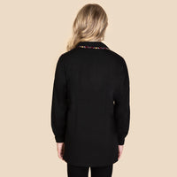 Load image into Gallery viewer, 10939 - Half Zip Geometric Print Sweatshirt
