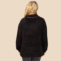Load image into Gallery viewer, 10942 - Pink Sequin Sherpa with Pockets

