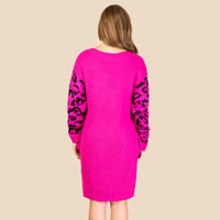 Load image into Gallery viewer, 10947 - Leopard Pattern Dress with Pockets
