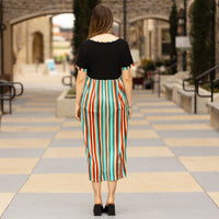 Load image into Gallery viewer, 10986 - Serape Print Half Sleeve Dress with Pockets
