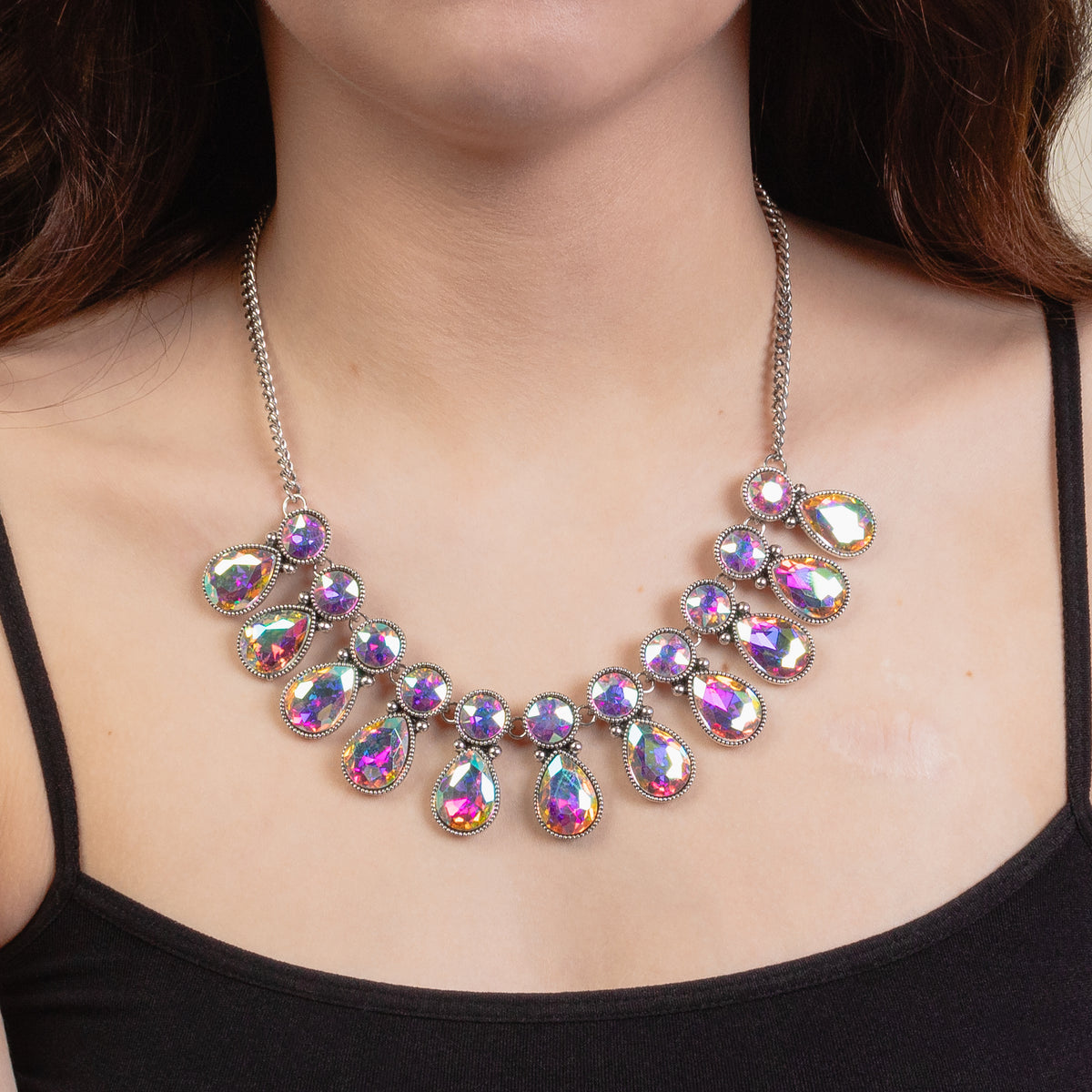 1262 - Crystal Necklace - AB