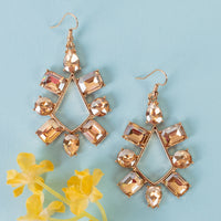 Load image into Gallery viewer, 1371 - Crystal Earrings - Gold
