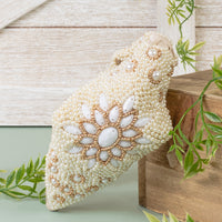 Load image into Gallery viewer, 1573 - Beaded Headband - White
