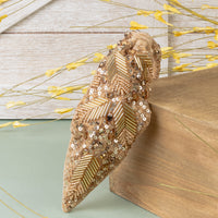 Load image into Gallery viewer, 1578 - Beaded Headband - Gold
