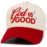 Load image into Gallery viewer, 1631 - God is Good Hat - Red
