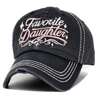 Load image into Gallery viewer, 1641 - Favorite Daughter Hat - Black
