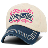 Load image into Gallery viewer, 1641 - Favorite Daughter Hat - Navy Blue

