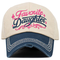 Load image into Gallery viewer, 1641 - Favorite Daughter Hat - Navy Blue
