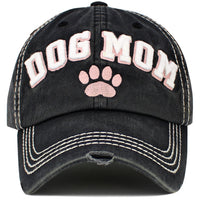 Load image into Gallery viewer, 1646 - Dog Mom Hat - Black
