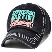 Load image into Gallery viewer, 1647 - Espresso Martini Enthusiast Hat - Black
