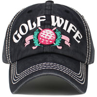 Load image into Gallery viewer, 1648 - Golf Wife Hat - Black
