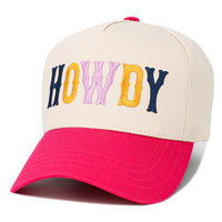 Load image into Gallery viewer, 1650 - HOWDY Hat - Hot Pink
