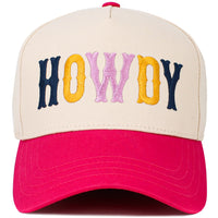 Load image into Gallery viewer, 1650 - HOWDY Hat - Hot Pink

