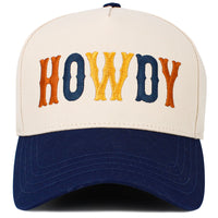 Load image into Gallery viewer, 1650 - HOWDY Hat - Navy Blue
