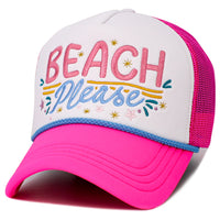 Load image into Gallery viewer, 1652 - Beach Please Hat - Hot Pink
