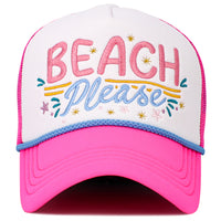 Load image into Gallery viewer, 1652 - Beach Please Hat - Hot Pink
