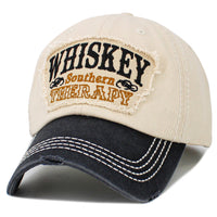 Load image into Gallery viewer, 1654 - Whiskey Southern Therapy Hat - Black
