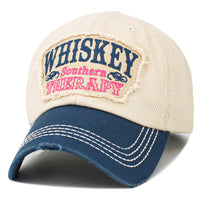 Load image into Gallery viewer, 1654 - Whiskey Southern Therapy Hat - Blue
