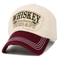 Load image into Gallery viewer, 1654 - Whiskey Southern Therapy Hat - Maroon
