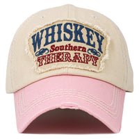 Load image into Gallery viewer, 1654 - Whiskey Southern Therapy Hat - Pink

