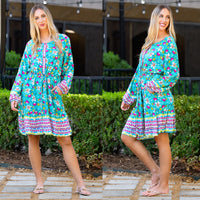 Load image into Gallery viewer, 6787 - Bohemian Dress with Pockets
