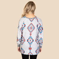 Load image into Gallery viewer, 20139 - Geometric Print Top
