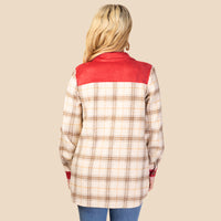Load image into Gallery viewer, 20148 - Fall Plaid Jacket with Pockets
