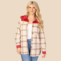 Load image into Gallery viewer, 20148 - Fall Plaid Jacket with Pockets
