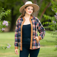 Load image into Gallery viewer, 20213 - Plaid Flannel Jacket
