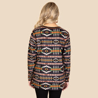 Load image into Gallery viewer, 20236 - Abstract Print Long Sleeve Top
