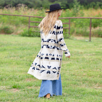 Load image into Gallery viewer, 20243 - Geometric Print Cardigan
