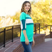 Load image into Gallery viewer, 30043 - Leopard Color Block Sweatshirt

