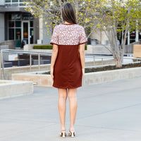 Load image into Gallery viewer, 30045 - Western Print T-Shirt Dress with Pockets
