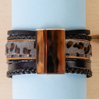 Load image into Gallery viewer, 3026 - Stacked Bracelet - Black
