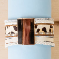 Load image into Gallery viewer, 3026 - Stacked Bracelet - White
