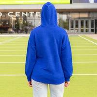 Load image into Gallery viewer, 50151 - Quilted Long Sleeve Hoodie with Pockets
