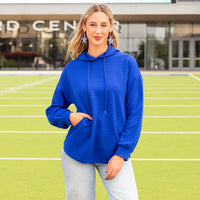 Load image into Gallery viewer, 50151 - Quilted Long Sleeve Hoodie with Pockets
