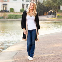 Load image into Gallery viewer, 40016 - Shimmery Cardigan with Pockets
