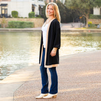 Load image into Gallery viewer, 40016 - Shimmery Cardigan with Pockets
