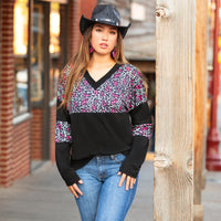 Load image into Gallery viewer, 40030 - Cheetah Print Long Sleeve Top
