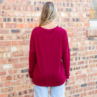 Load image into Gallery viewer, 40068 - Color Block Sweater with Textured Fabric
